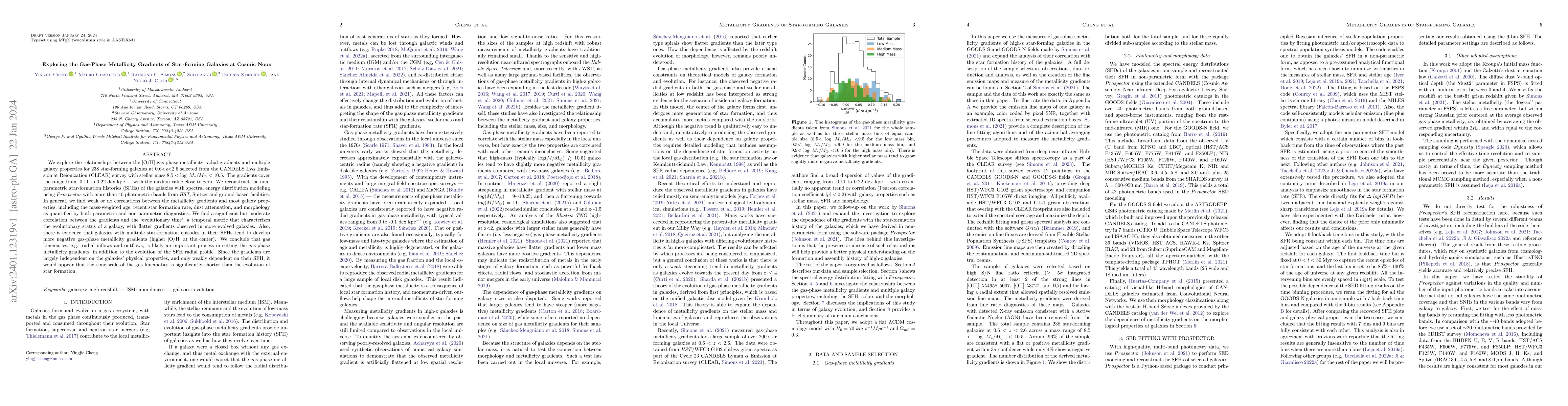 Thumbnail for Exploring the Gas-Phase Metallicity Gradients of Star-forming Galaxies
  at Cosmic Noon