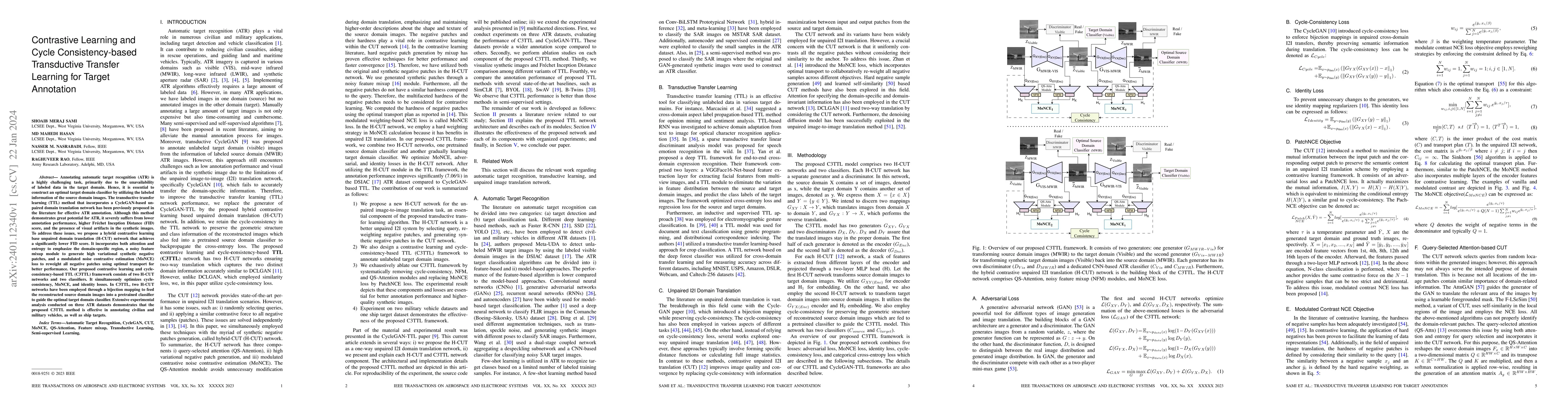Thumbnail for Contrastive Learning and Cycle Consistency-based Transductive Transfer
  Learning for Target Annotation