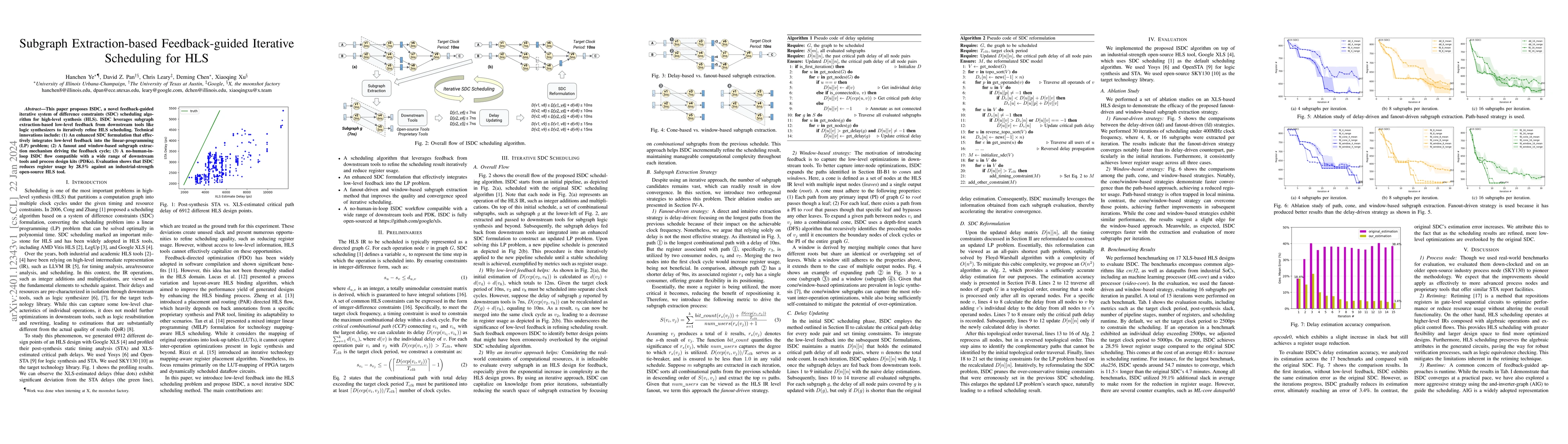 Thumbnail for Subgraph Extraction-based Feedback-guided Iterative Scheduling for HLS