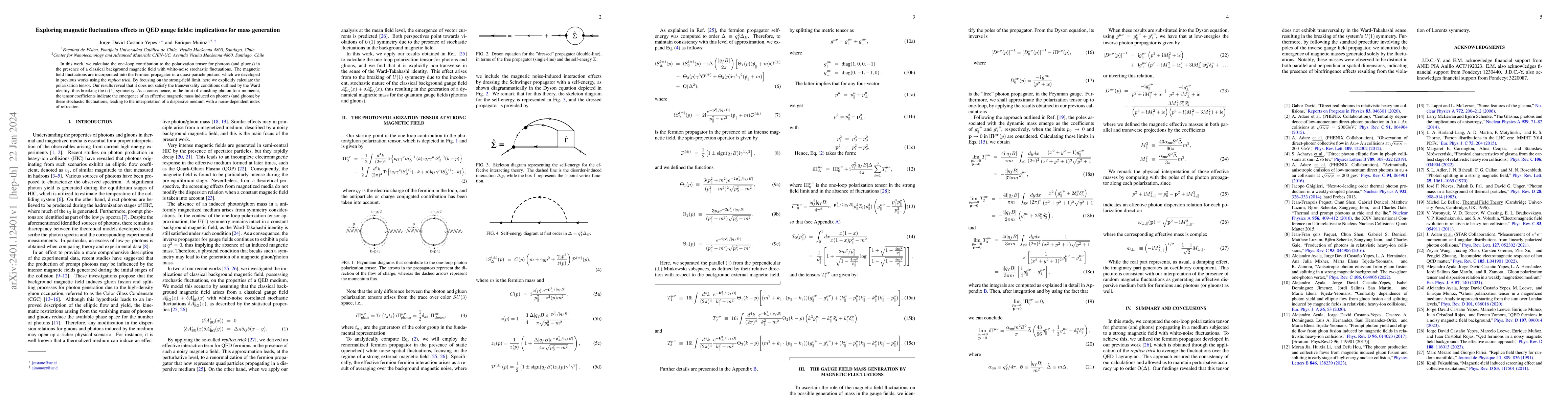 Thumbnail for Exploring magnetic fluctuations effects in QED gauge fields:
  implications for mass generation