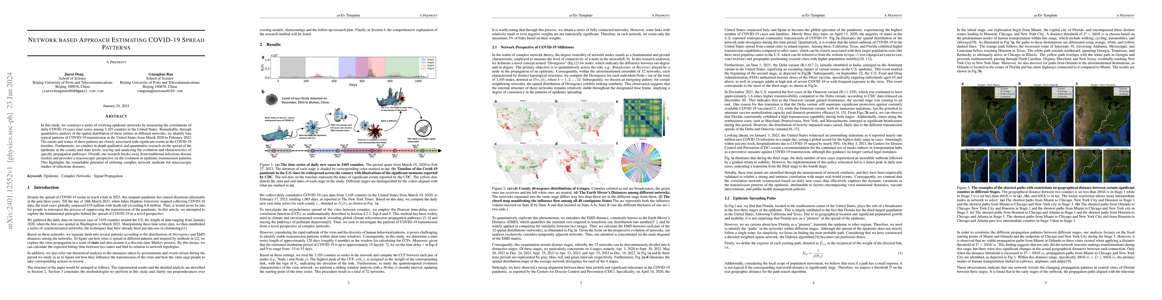 Thumbnail for Network Based Approach Estimating COVID-19 Spread Patterns