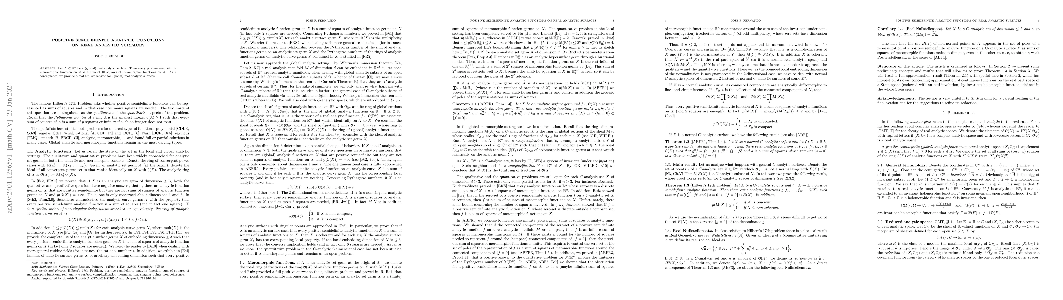 Thumbnail for Positive semidefinite analytic functions on real analytic surfaces