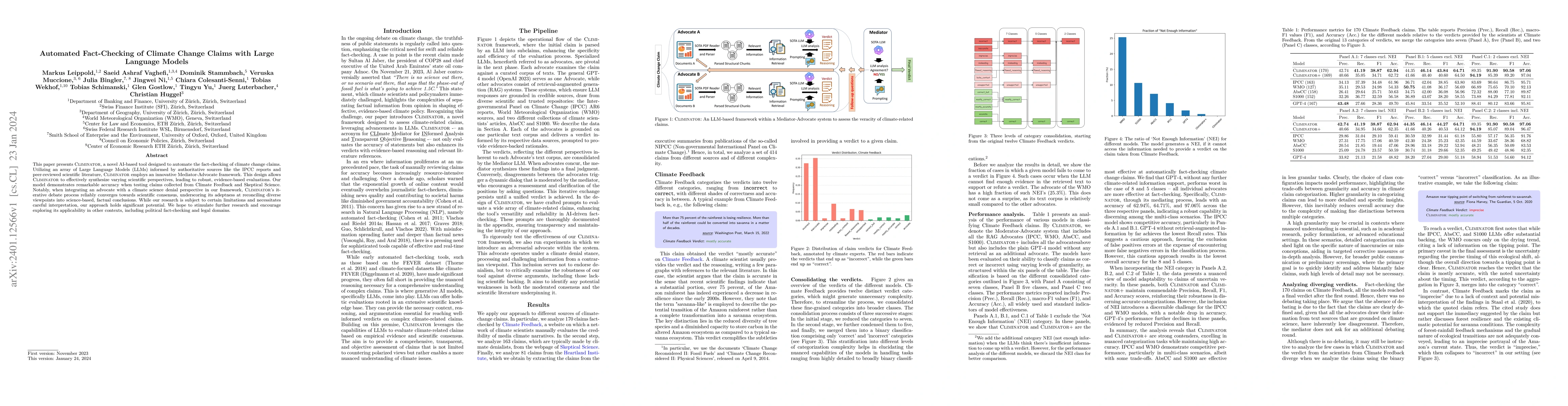 Thumbnail for Automated Fact-Checking of Climate Change Claims with Large Language
  Models