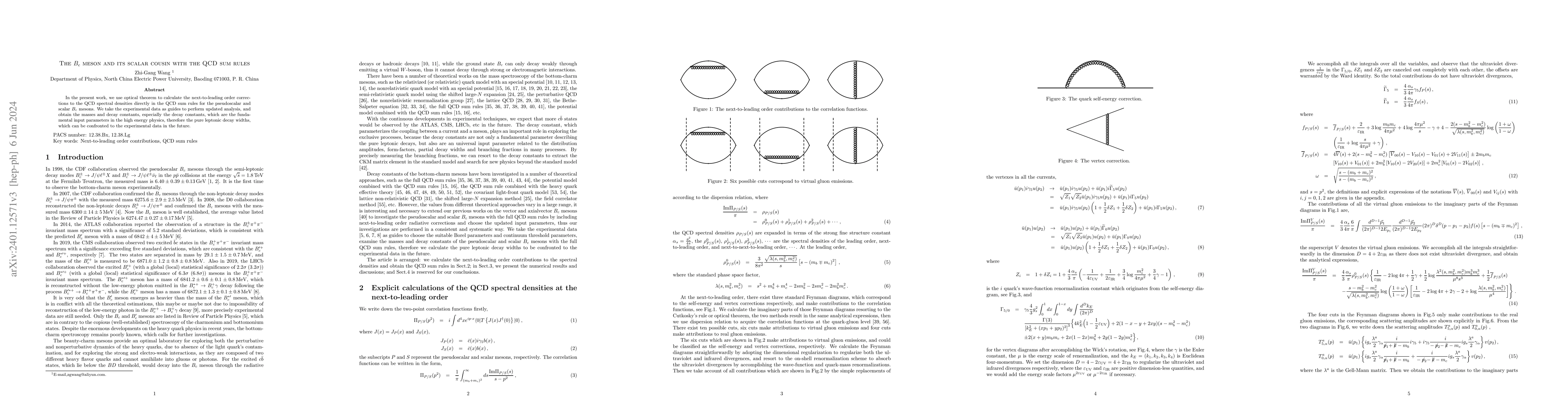 Thumbnail for The $B_c$ meson and its scalar cousin with the QCD sum rules