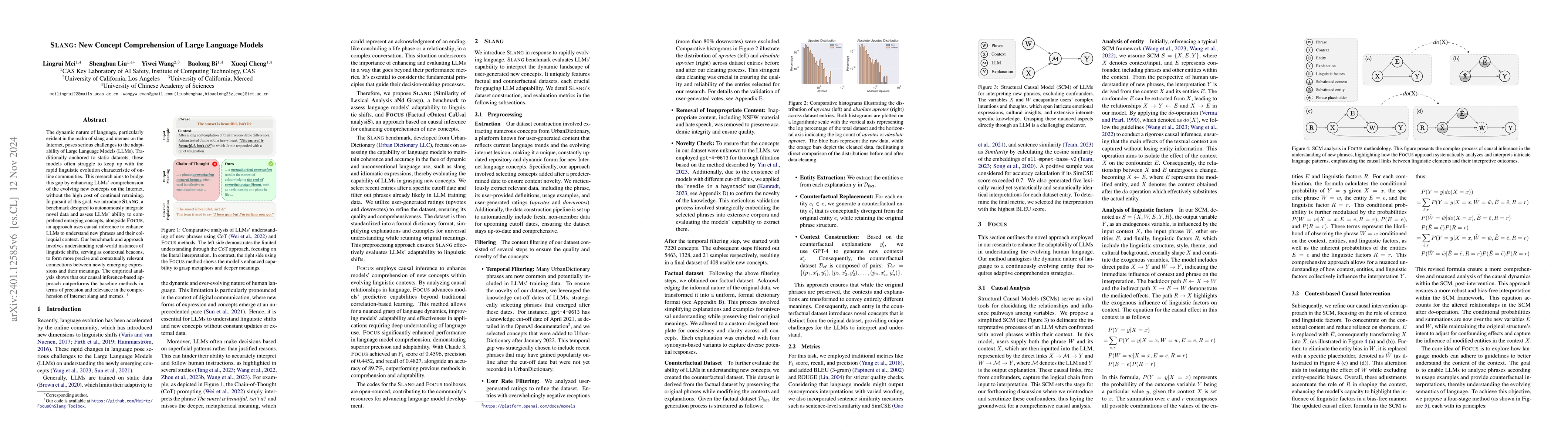 Thumbnail for SLANG: New Concept Comprehension of Large Language Models