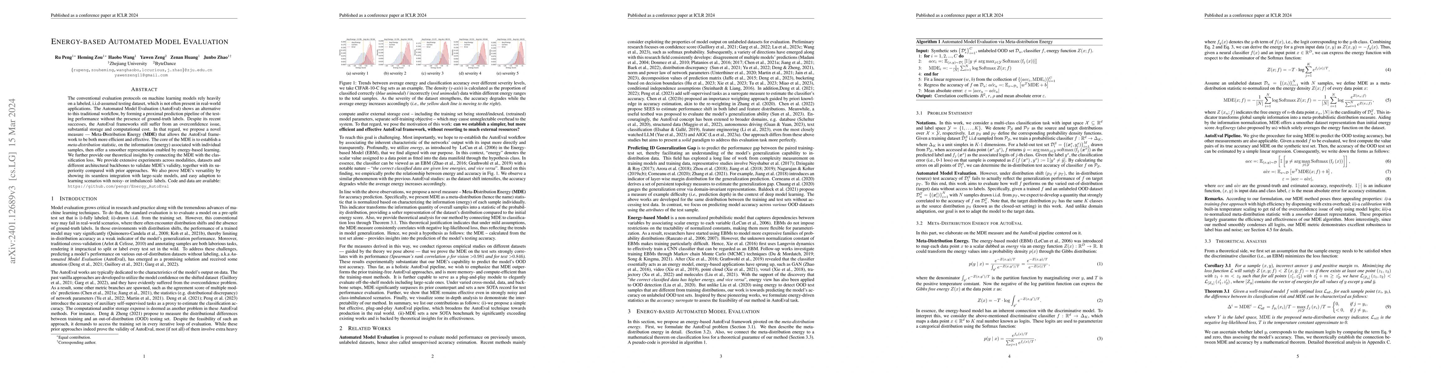 Thumbnail for Energy-based Automated Model Evaluation