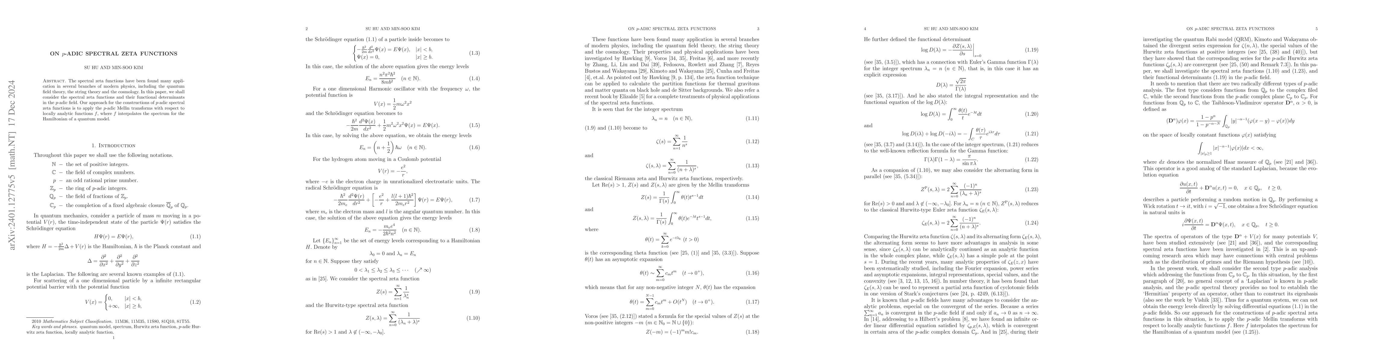 Thumbnail for On $p$-adic Hurwitz-type spectral zeta functions