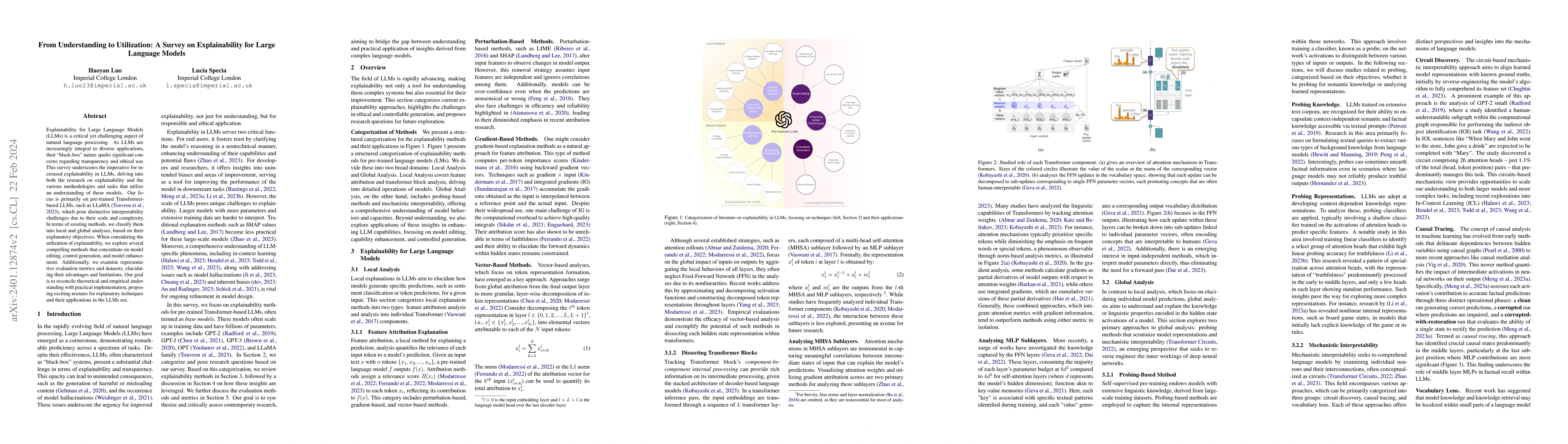 Thumbnail for From Understanding to Utilization: A Survey on Explainability for Large
  Language Models