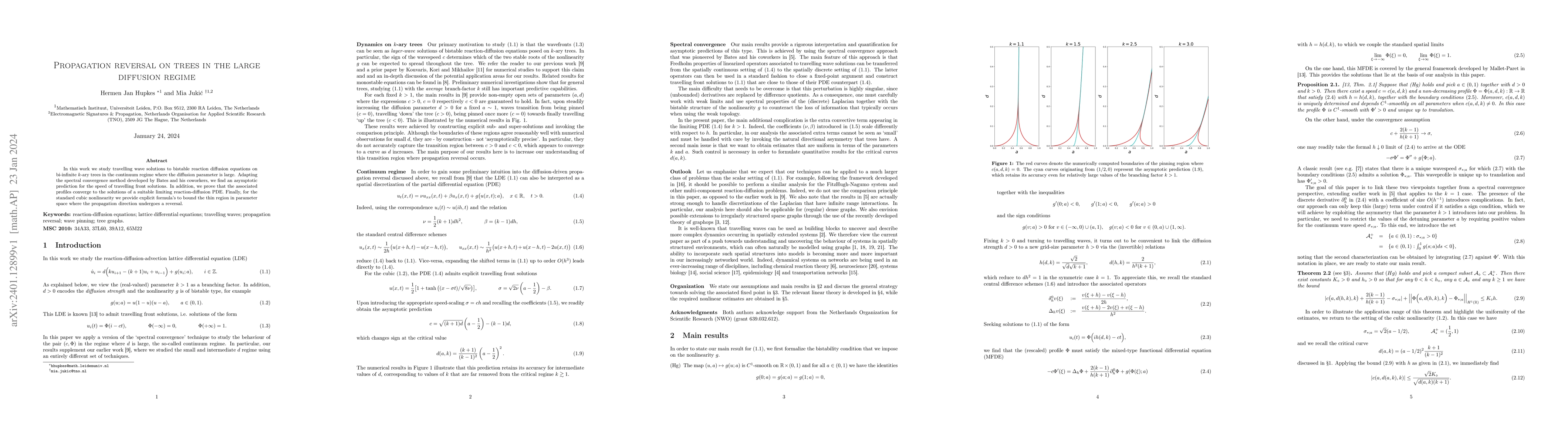 Thumbnail for Propagation reversal on trees in the large diffusion regime