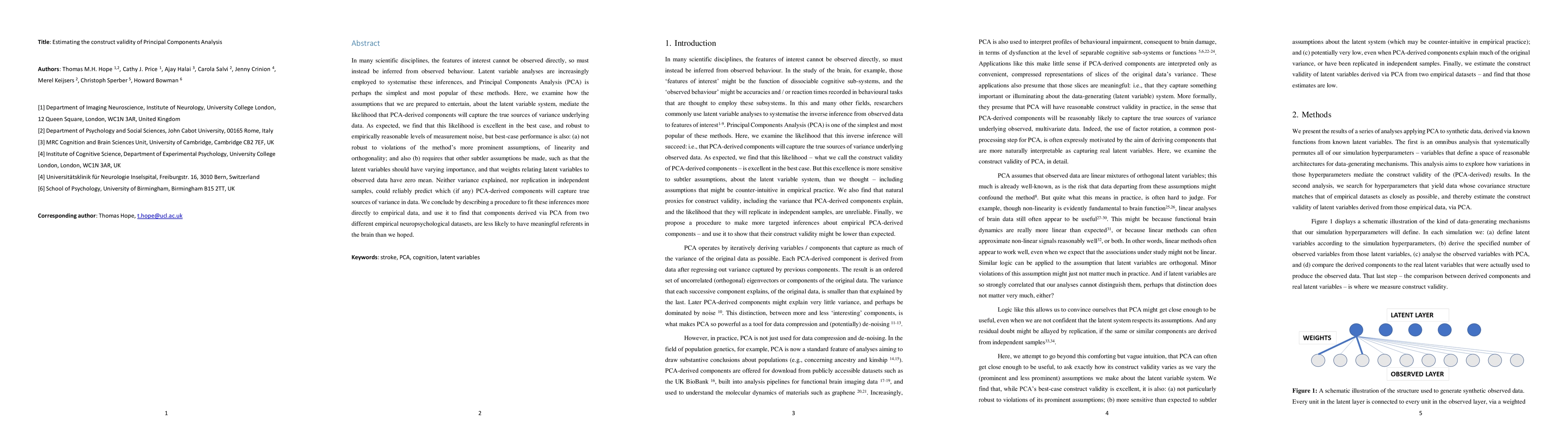 Thumbnail for Estimating the construct validity of Principal Components Analysis