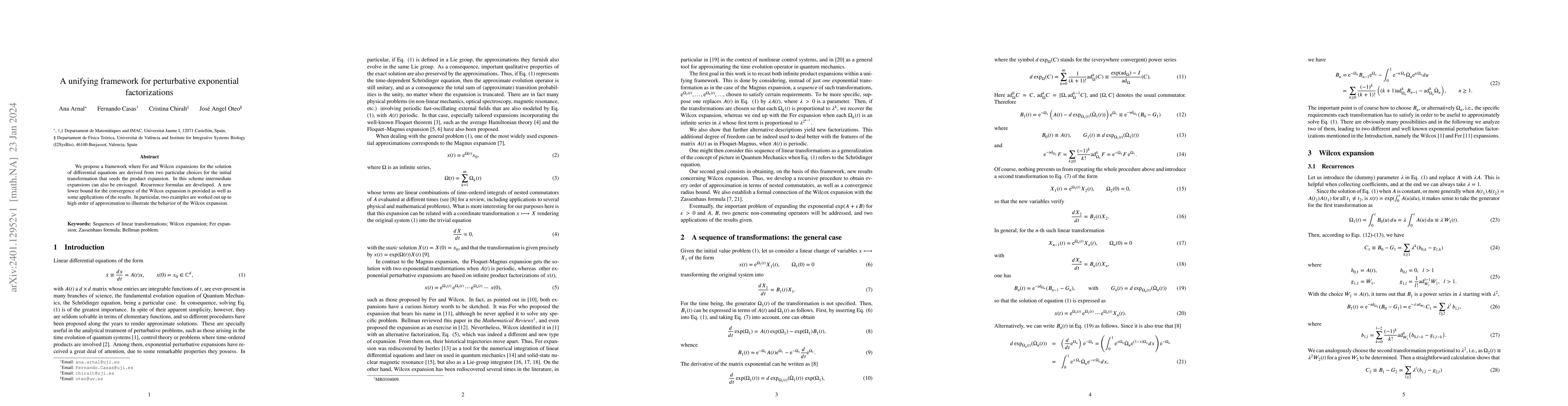 Thumbnail for A unifying framework for perturbative exponential factorizations