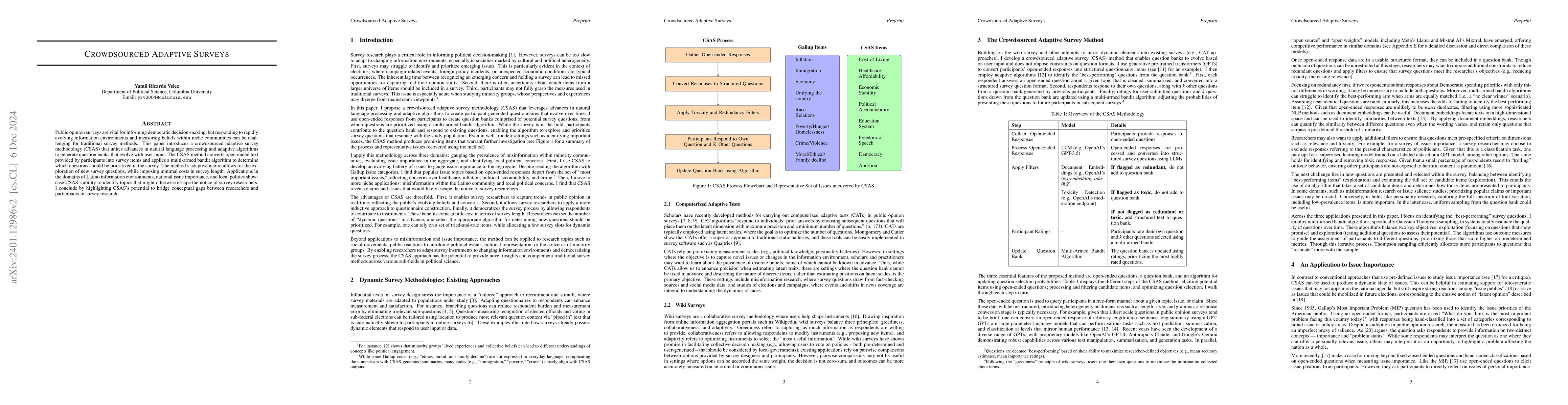 Thumbnail for Crowdsourced Adaptive Surveys