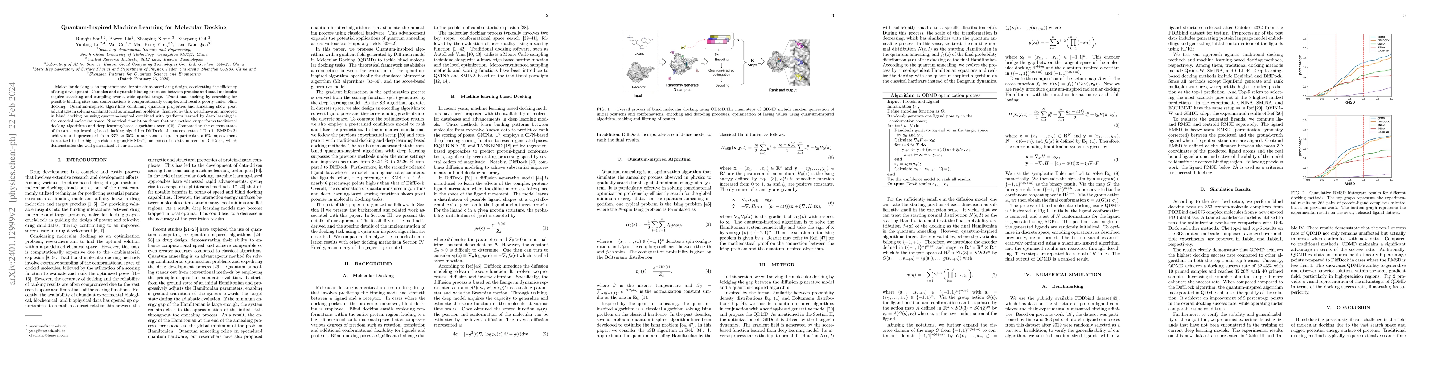 Thumbnail for Quantum-Inspired Machine Learning for Molecular Docking