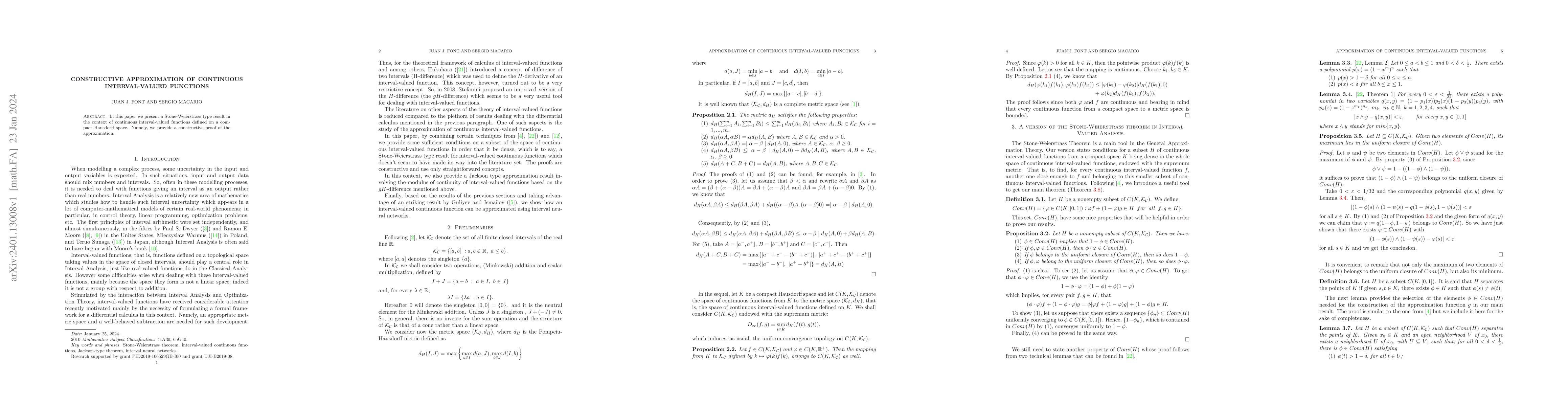 Thumbnail for Constructive approximation of continuous interval-valued functions