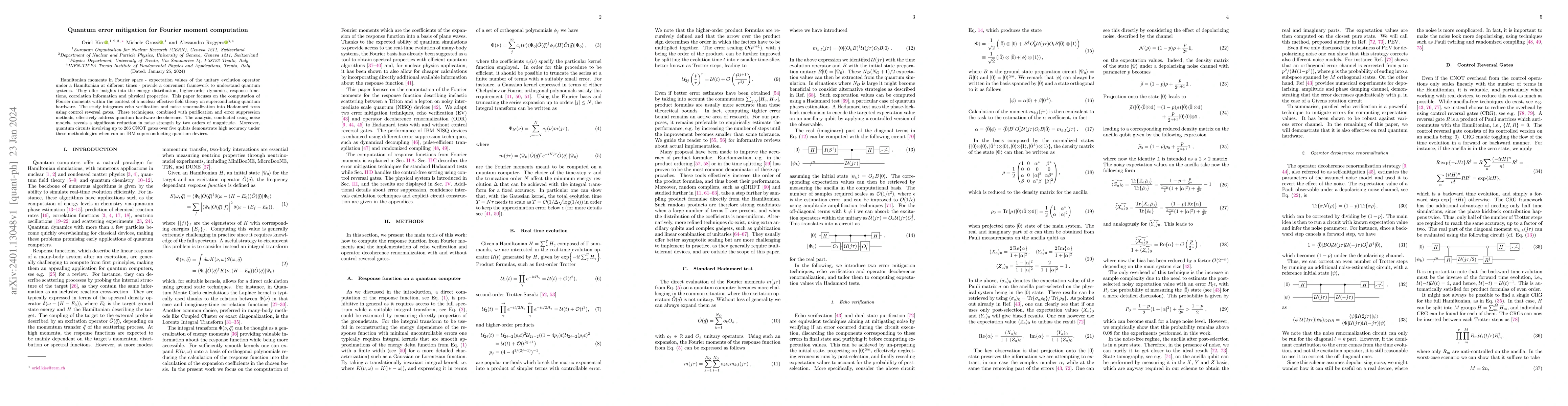 Thumbnail for Quantum error mitigation for Fourier moment computation