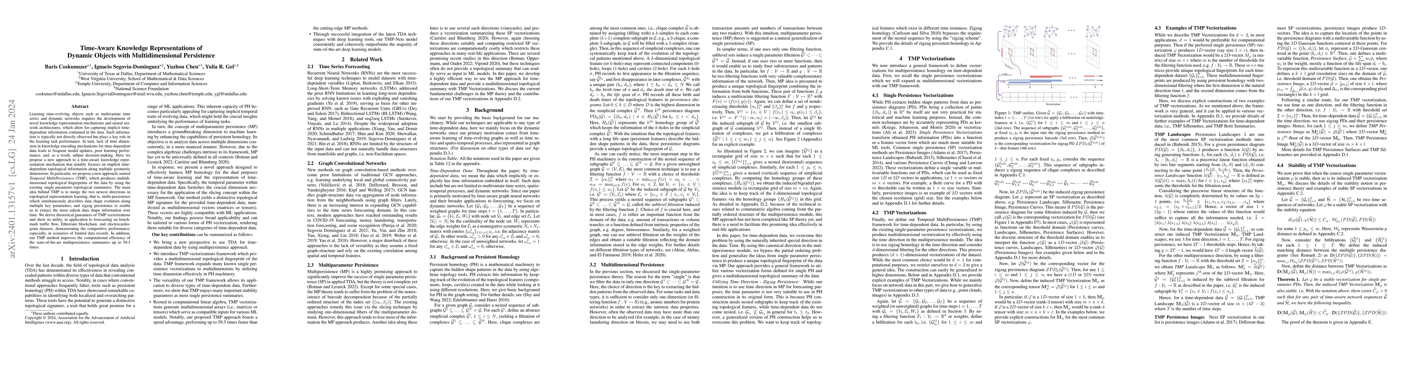 Thumbnail for Time-Aware Knowledge Representations of Dynamic Objects with
  Multidimensional Persistence