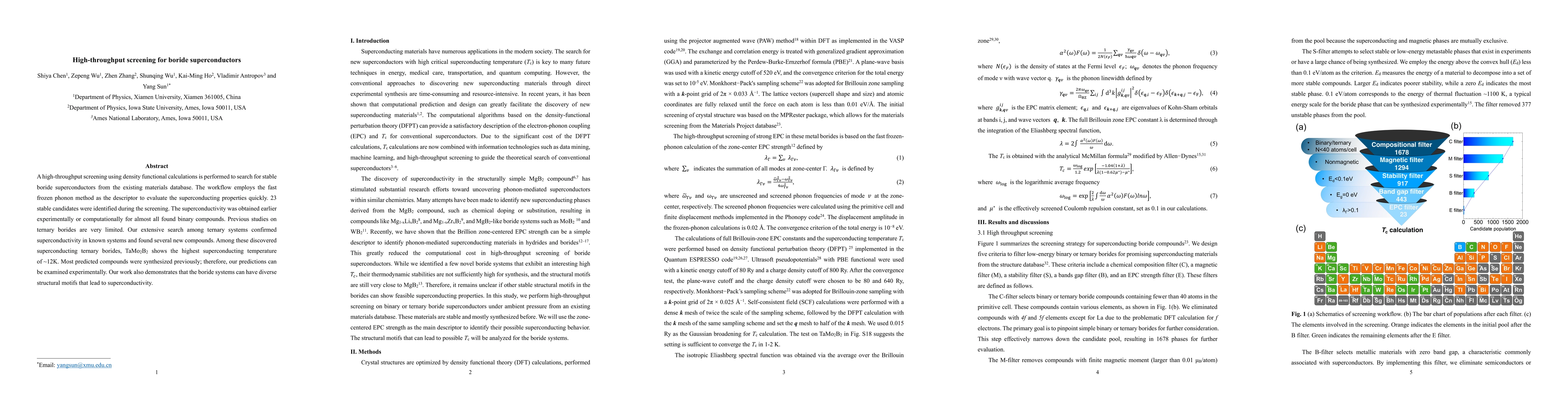 Thumbnail for High-throughput screening for boride superconductors