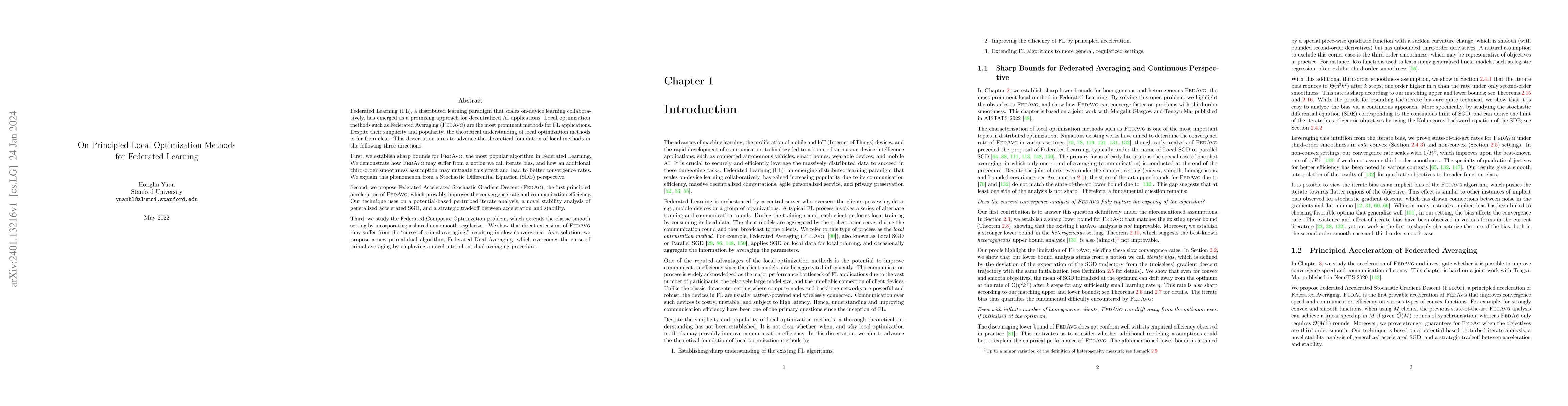 Thumbnail for On Principled Local Optimization Methods for Federated Learning