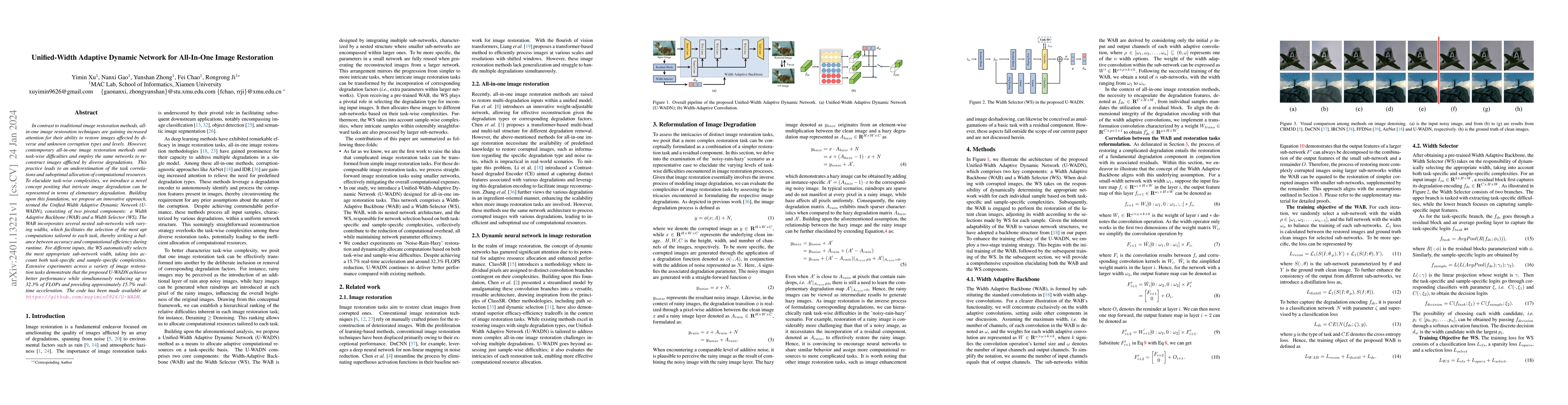 Thumbnail for Unified-Width Adaptive Dynamic Network for All-In-One Image Restoration