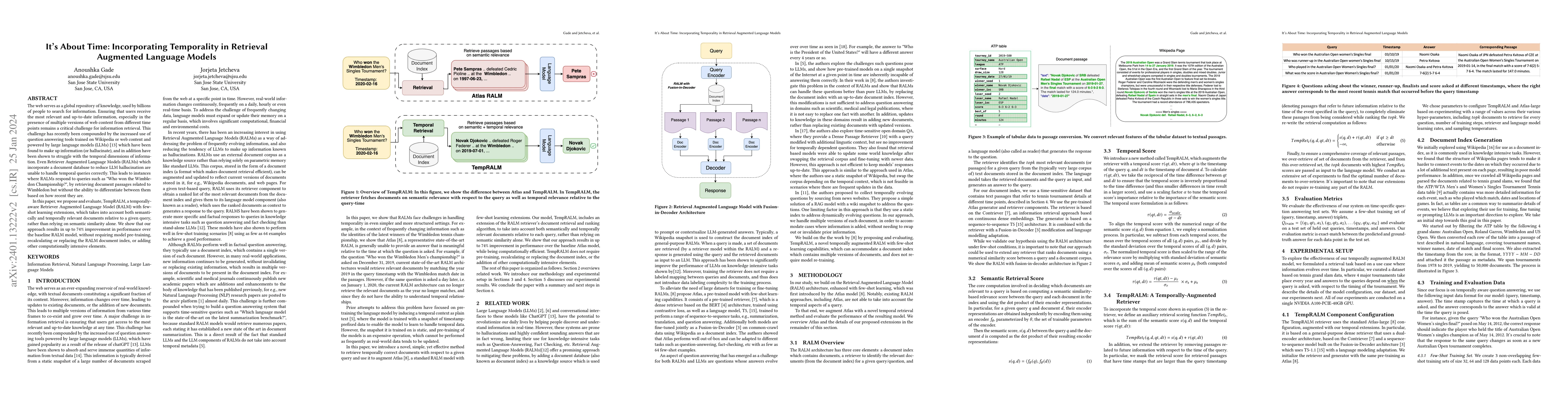 Thumbnail for It's About Time: Incorporating Temporality in Retrieval Augmented
  Language Models