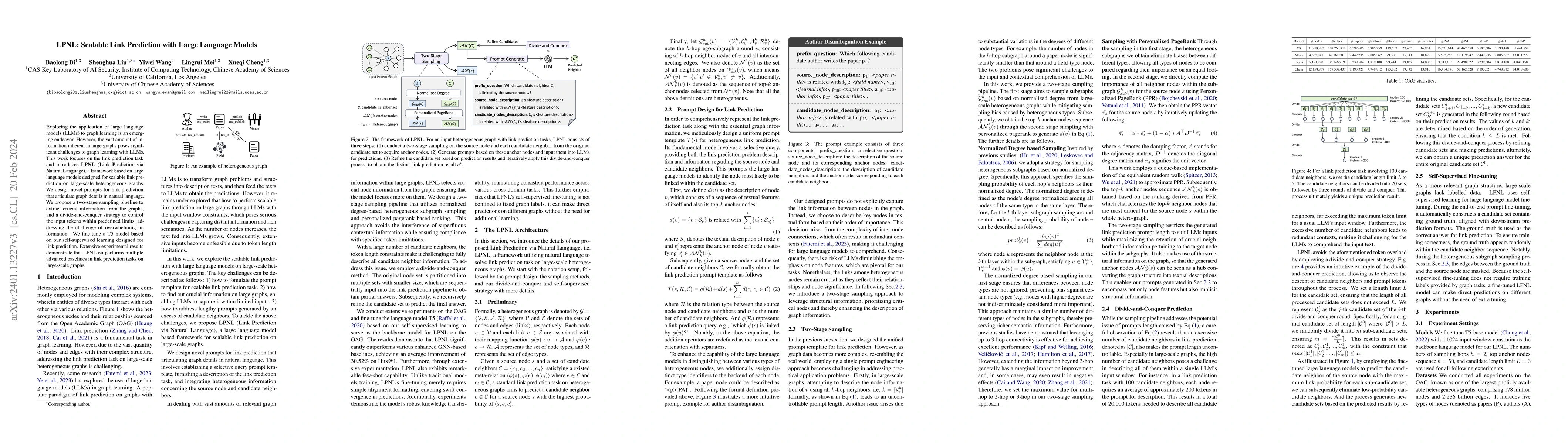 Thumbnail for LPNL: Scalable Link Prediction with Large Language Models