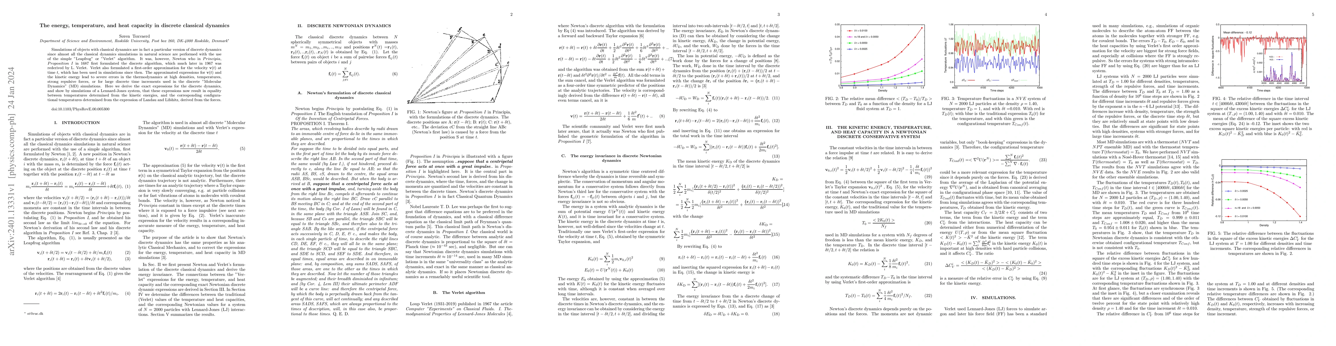 Thumbnail for The energy, temperature, and heat capacity in discrete classical
  dynamics