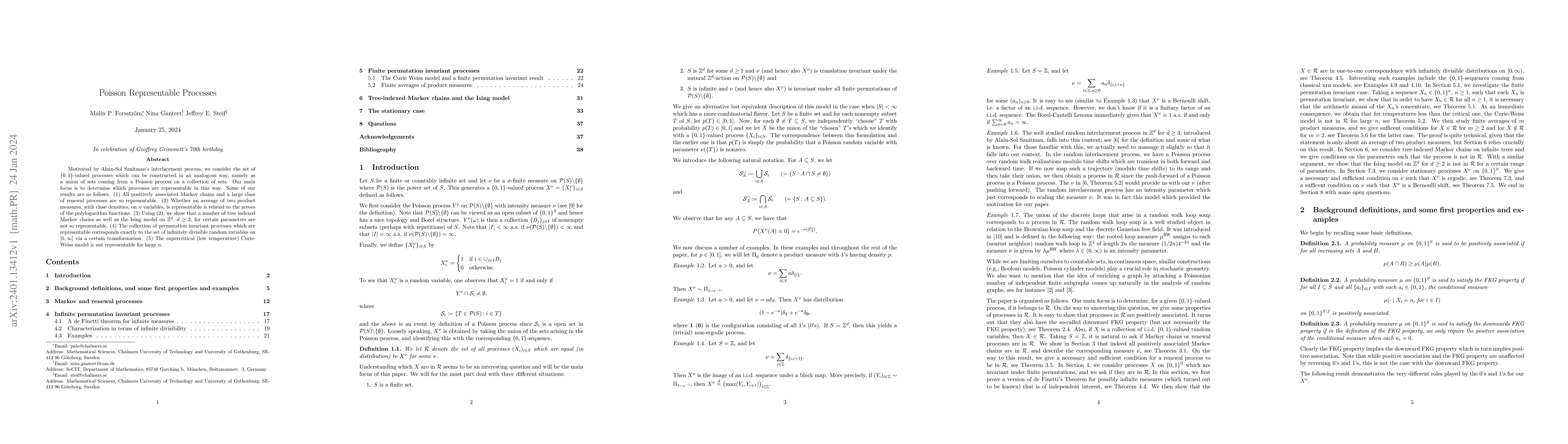 Thumbnail for Poisson Representable Processes
