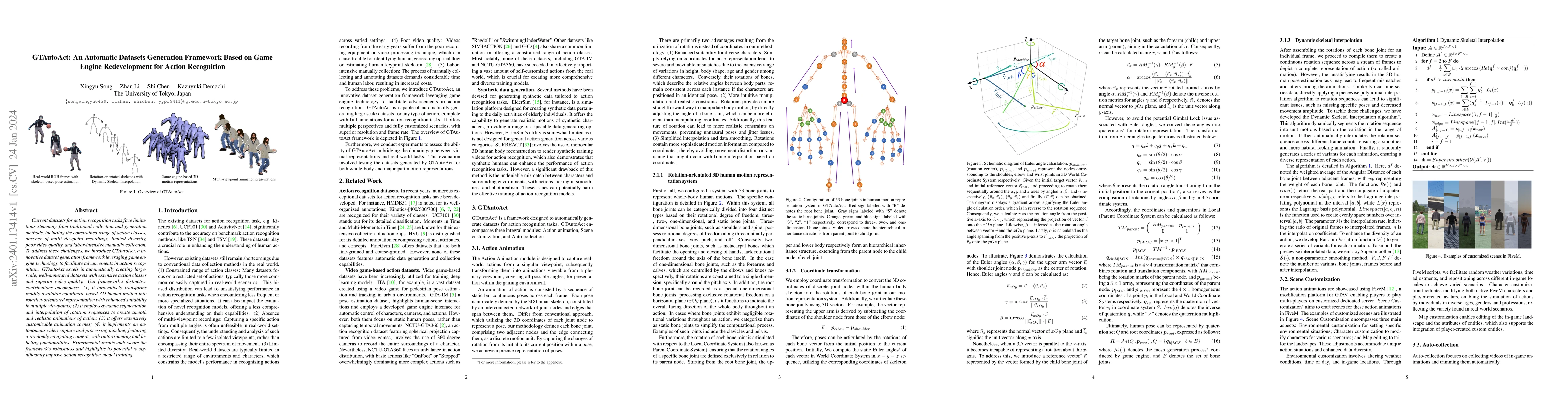 Thumbnail for GTAutoAct: An Automatic Datasets Generation Framework Based on Game
  Engine Redevelopment for Action Recognition