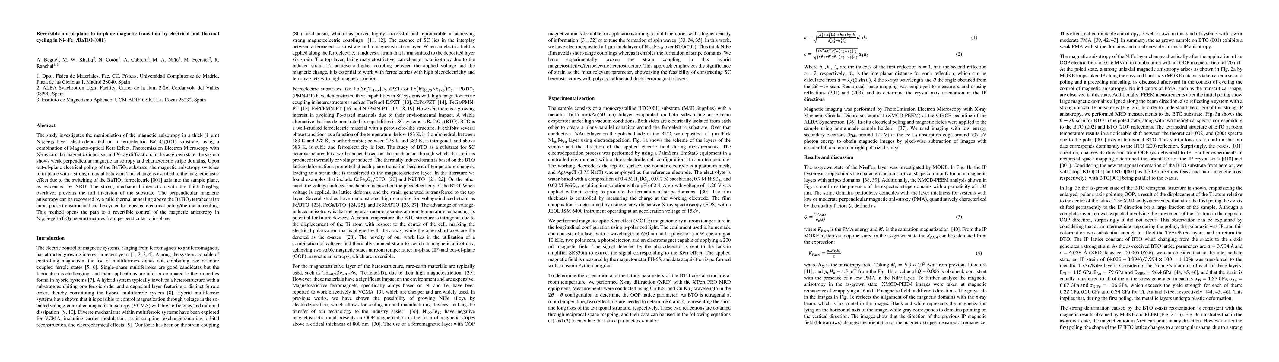 Thumbnail for Reversible out-of-plane to in-plane magnetic transition by electrical
  and thermal cycling in Ni$_{90}$Fe$_{10}$/BaTiO$_3$(001)