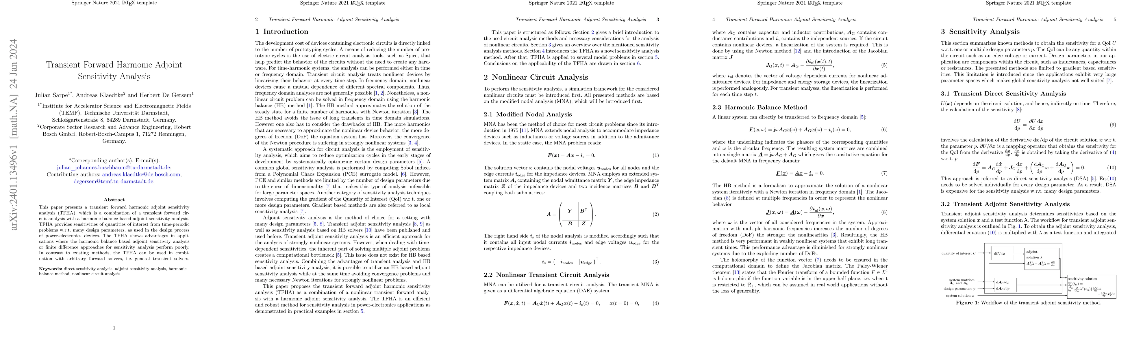 Thumbnail for Transient Forward Harmonic Adjoint Sensitivity Analysis