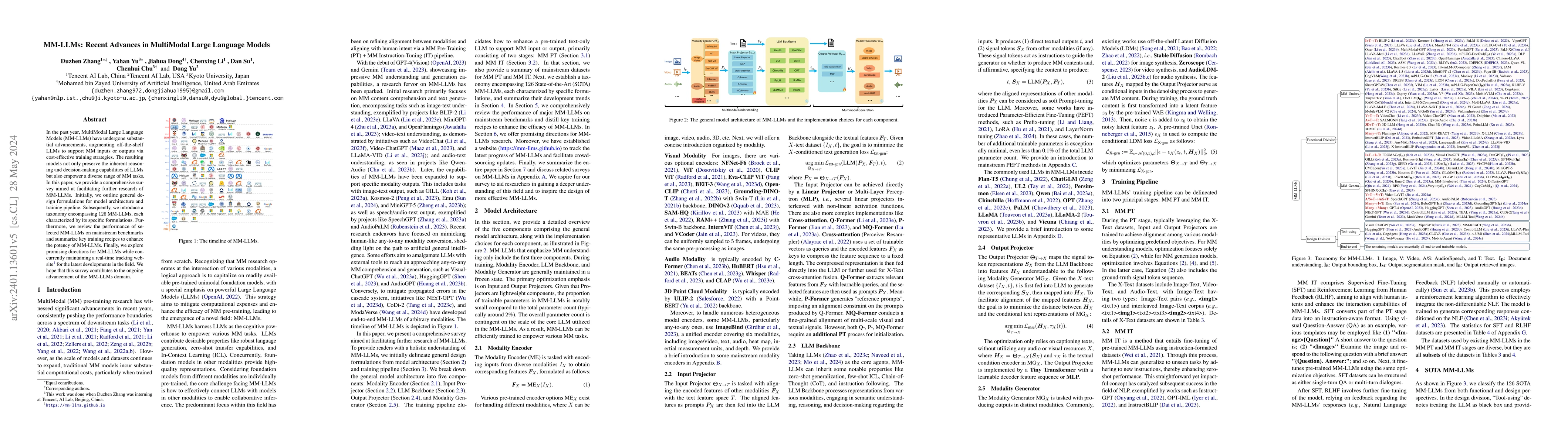 Thumbnail for MM-LLMs: Recent Advances in MultiModal Large Language Models