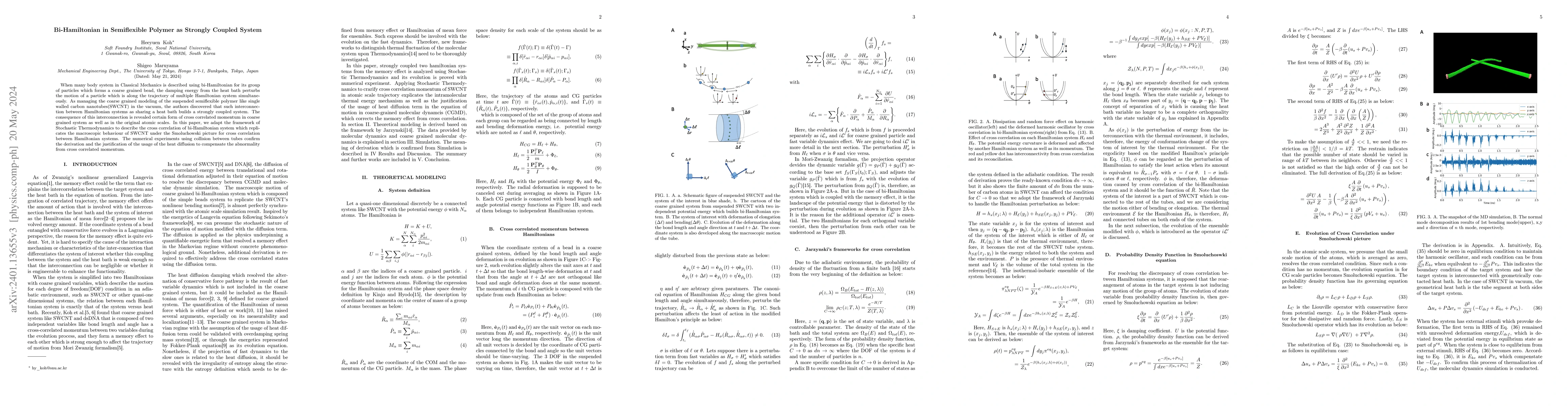 Thumbnail for Bi-Hamiltonian in Semiflexible Polymer as Strongly Coupled System