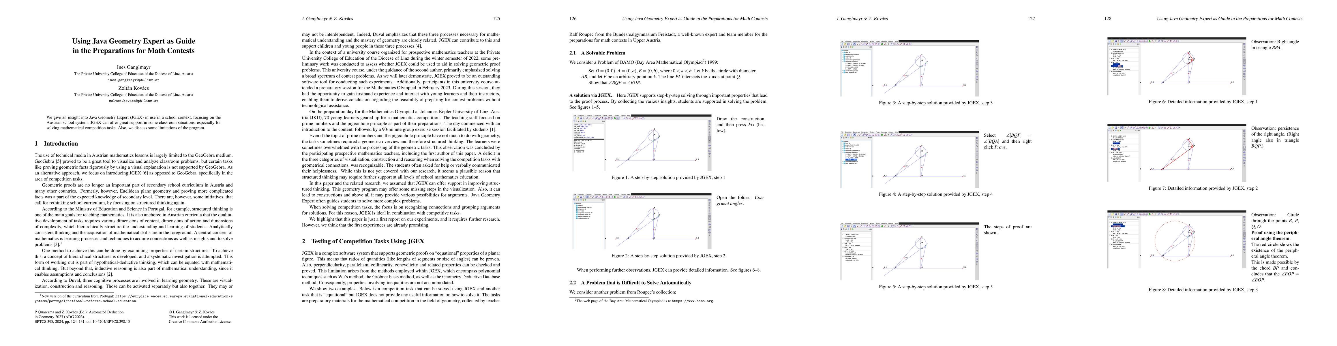 Thumbnail for Using Java Geometry Expert as Guide in the Preparations for Math
  Contests