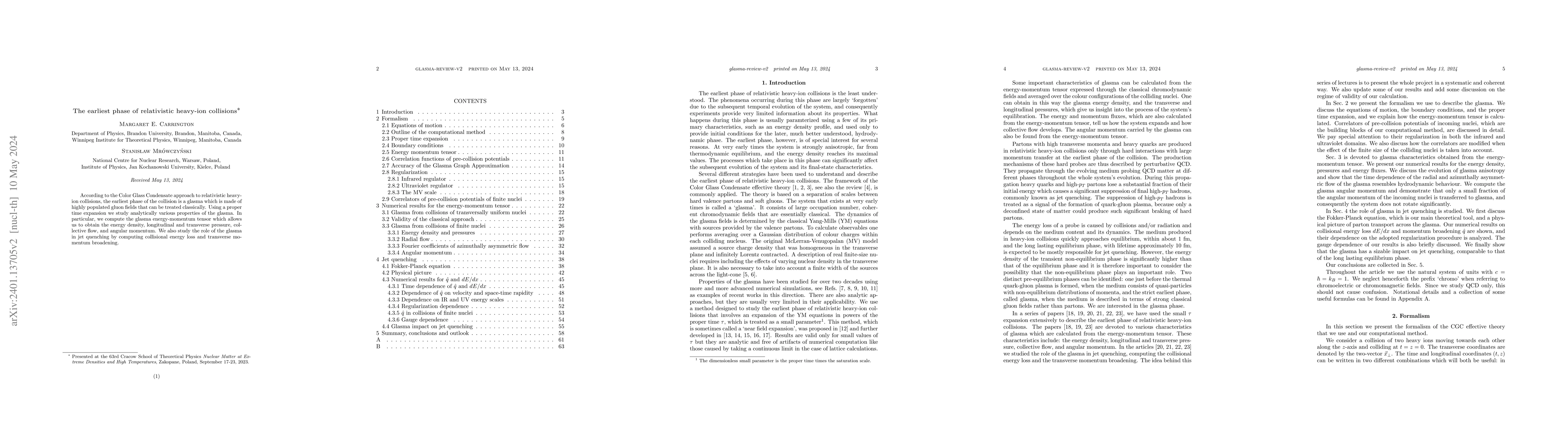 Thumbnail for The earliest phase of relativistic heavy-ion collisions