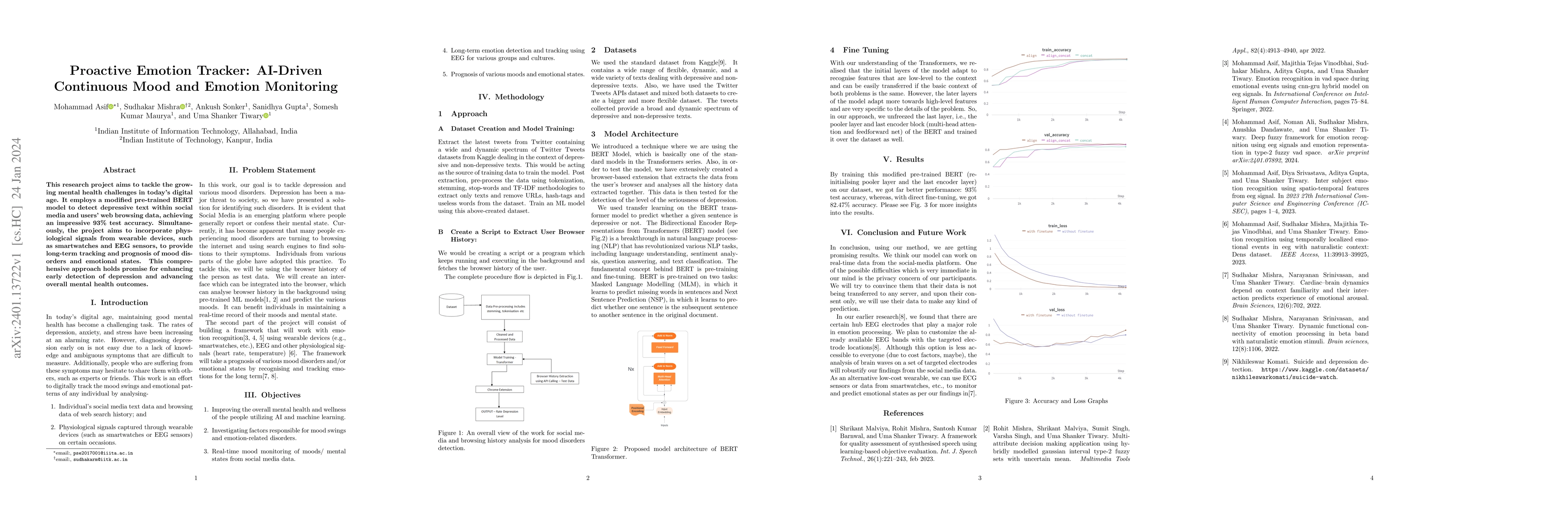 Thumbnail for Proactive Emotion Tracker: AI-Driven Continuous Mood and Emotion
  Monitoring