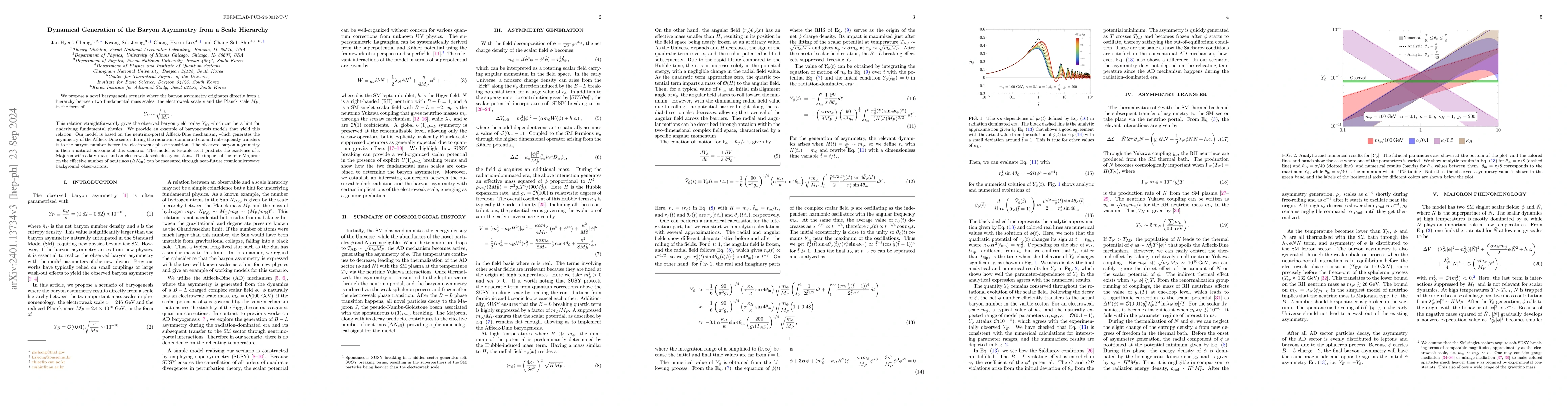 Thumbnail for Dynamical Generation of the Baryon Asymmetry from a Scale Hierarchy