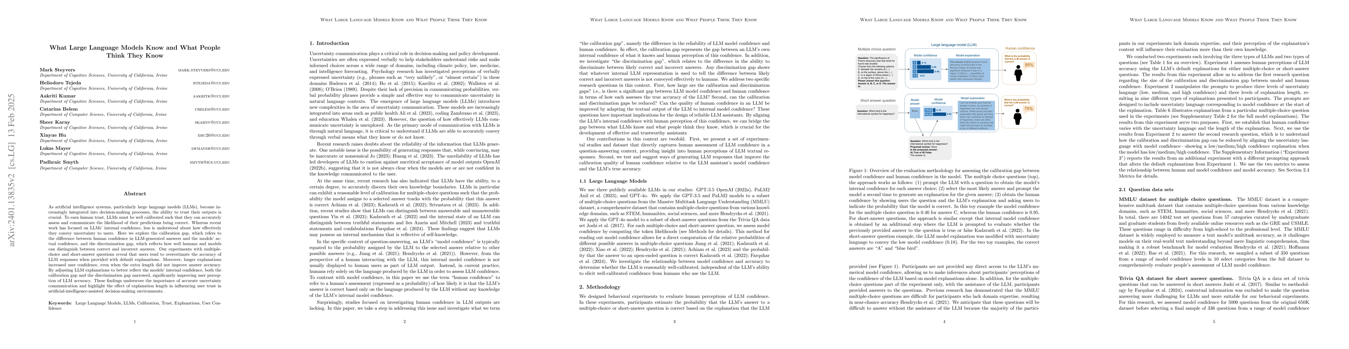 Thumbnail for The Calibration Gap between Model and Human Confidence in Large Language
  Models
