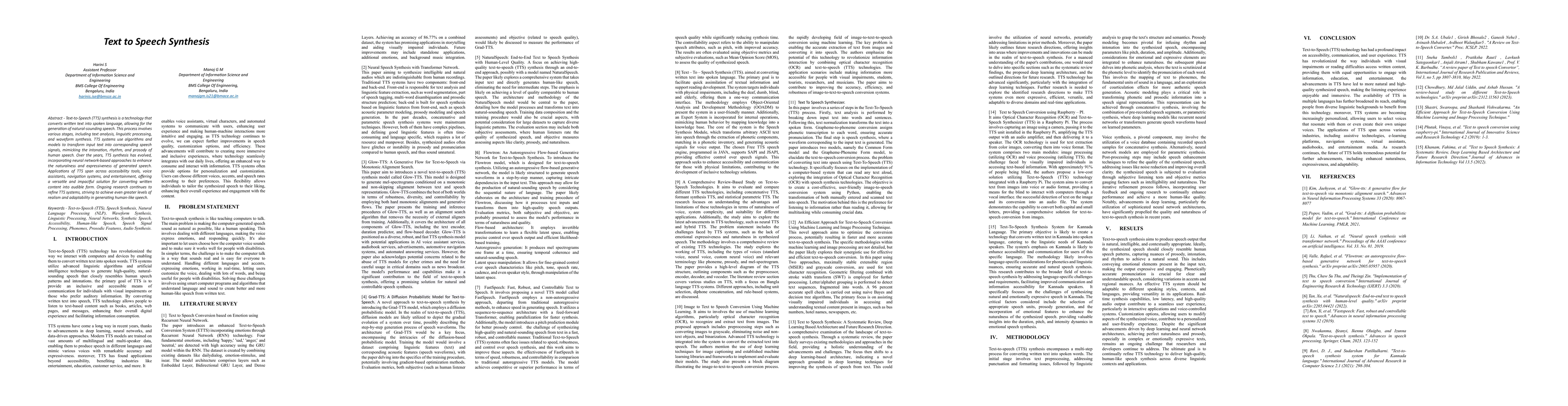 Thumbnail for Text to speech synthesis
