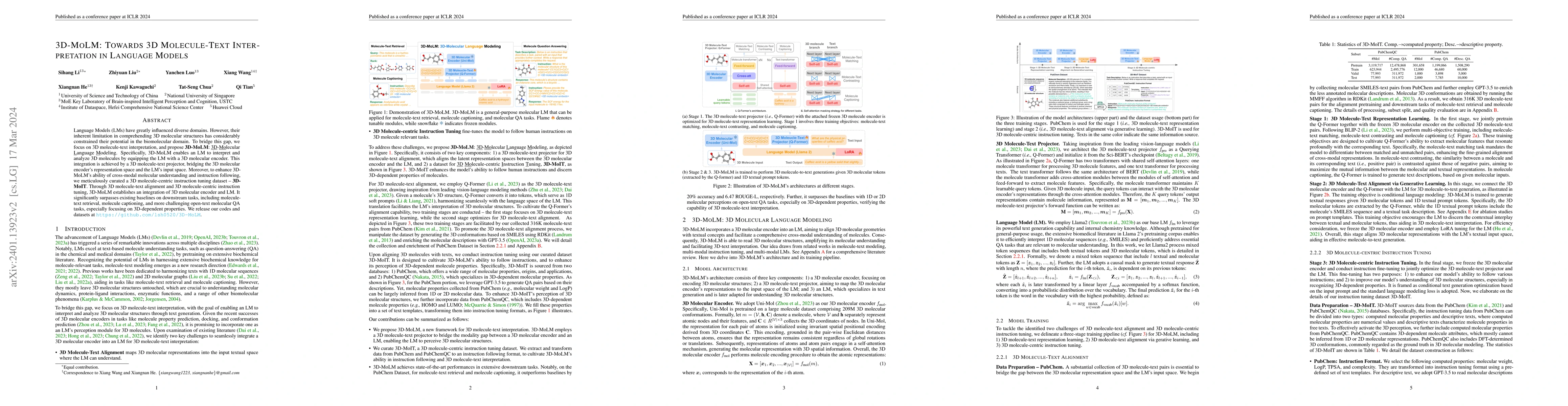 Thumbnail for Towards 3D Molecule-Text Interpretation in Language Models