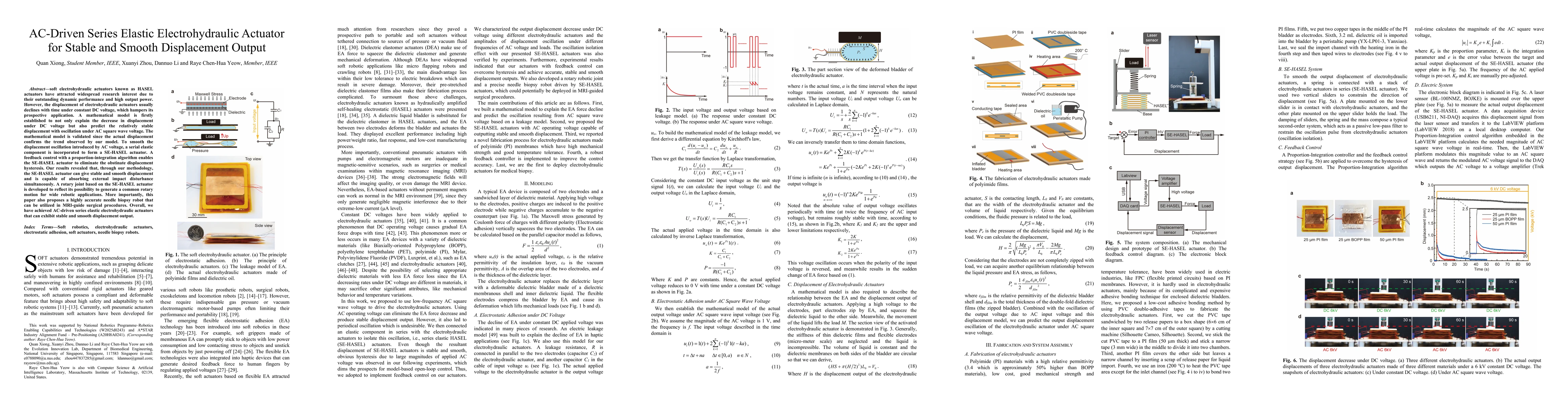 Thumbnail for AC-Driven Series Elastic Electrohydraulic Actuator for Stable and Smooth
  Displacement Output