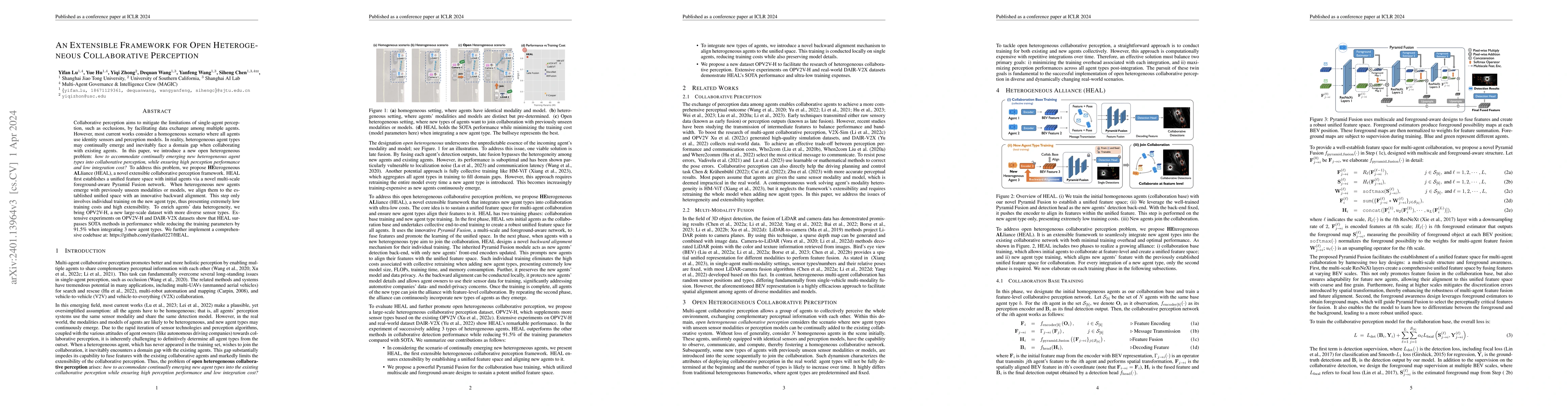 Thumbnail for An Extensible Framework for Open Heterogeneous Collaborative Perception