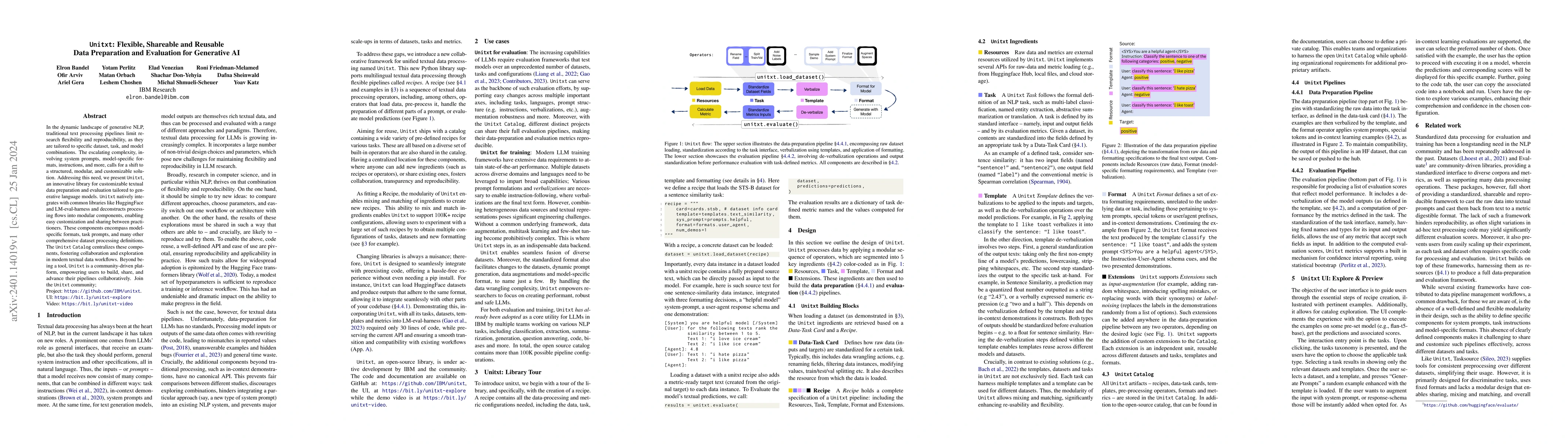 Thumbnail for Unitxt: Flexible, Shareable and Reusable Data Preparation and Evaluation
  for Generative AI