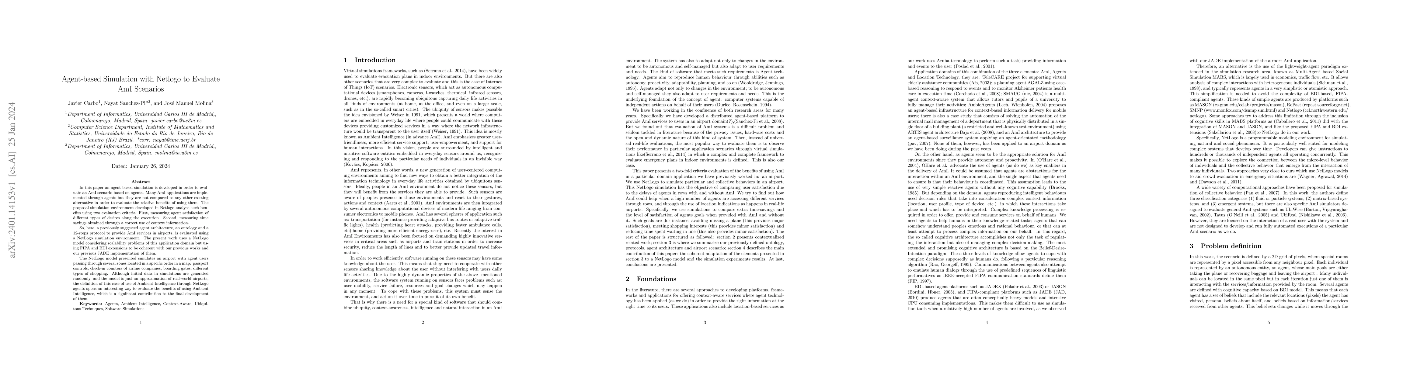 Thumbnail for Agent-based Simulation with Netlogo to Evaluate AmI Scenarios