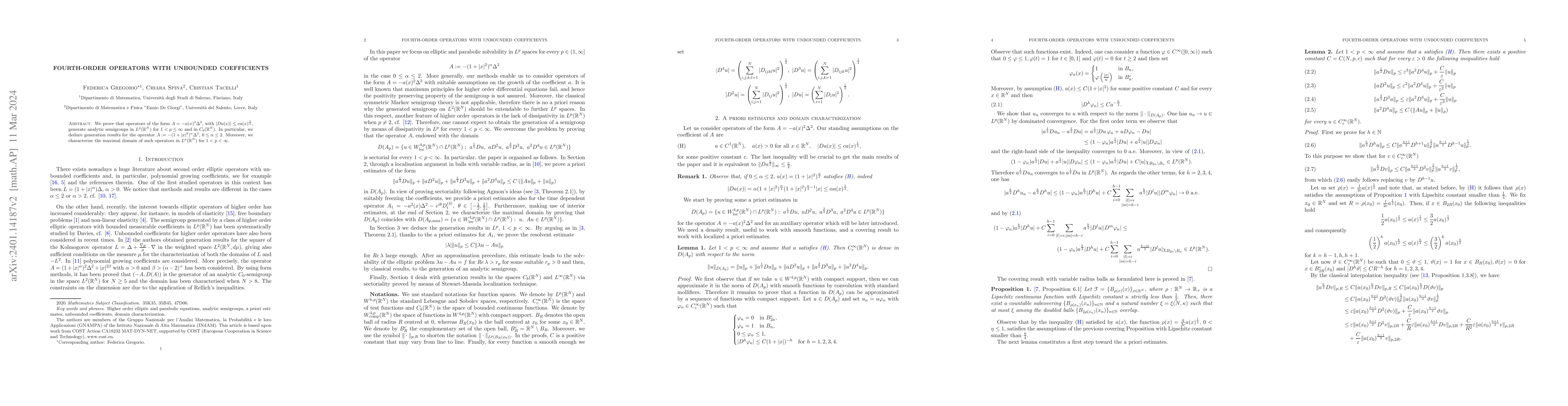 Thumbnail for Fourth-order operators with unbounded coefficients