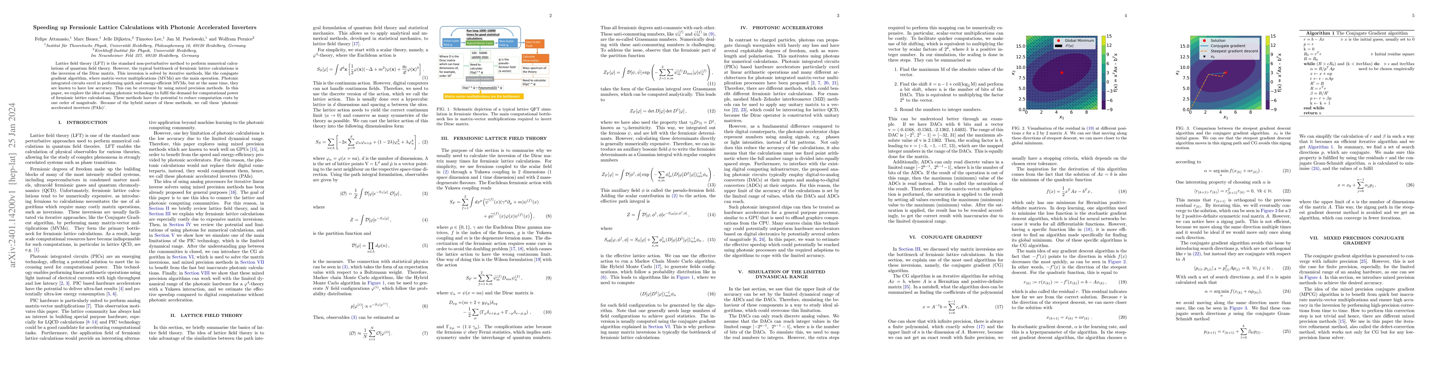 Thumbnail for Speeding up Fermionic Lattice Calculations with Photonic Accelerated
  Inverters