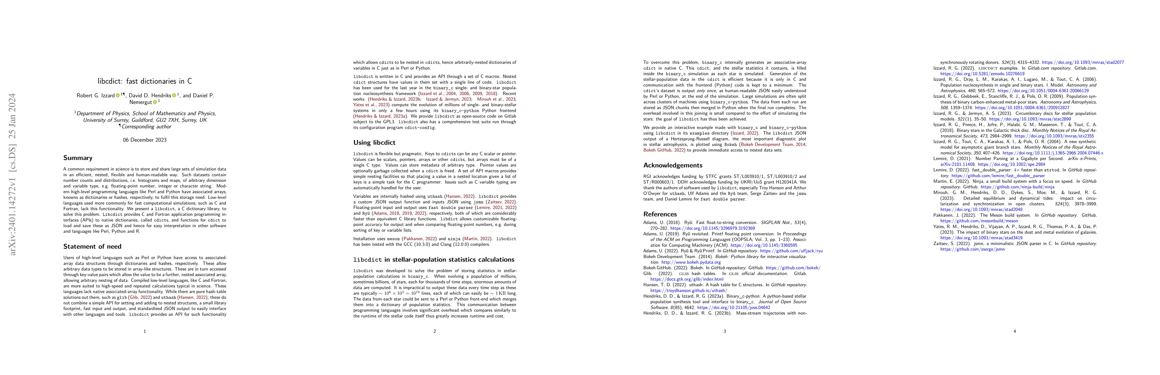 Thumbnail for libcdict: fast dictionaries in C