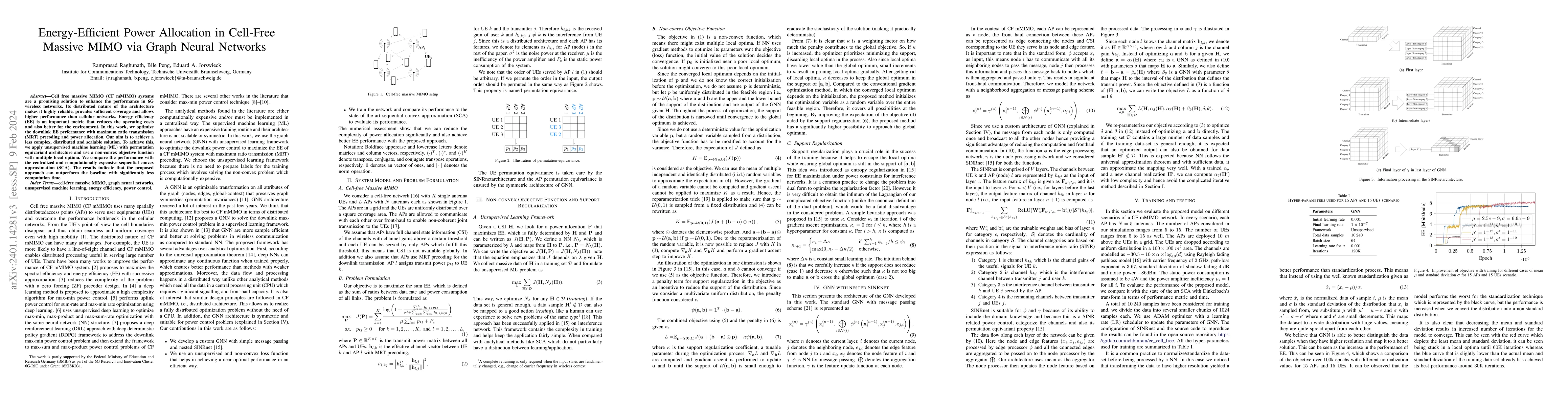 Thumbnail for Energy-Efficient Power Allocation in Cell-Free Massive MIMO via Graph
  Neural Networks