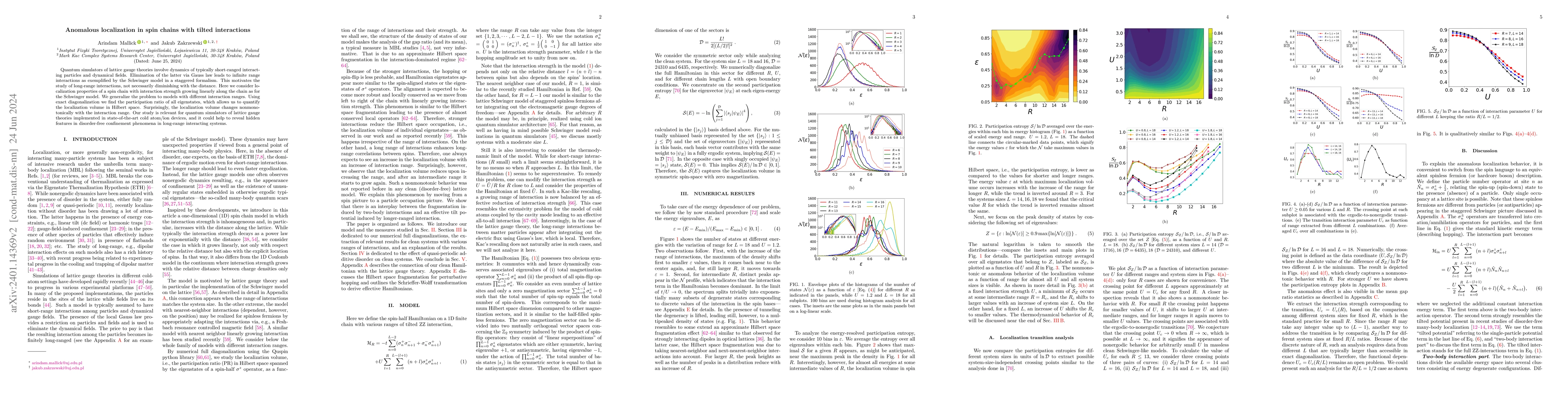 Thumbnail for Anomalous localization in spin chains with tilted interactions