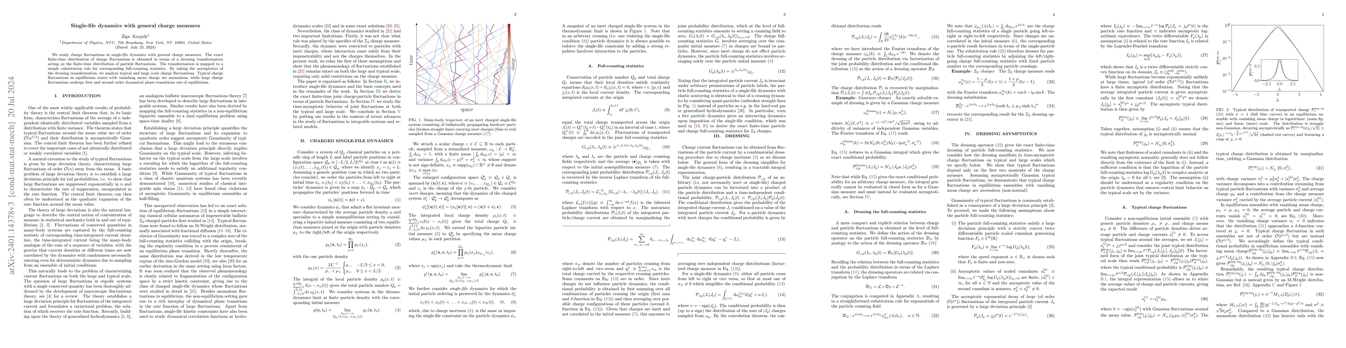 Thumbnail for Single-file dynamics with general charge measures