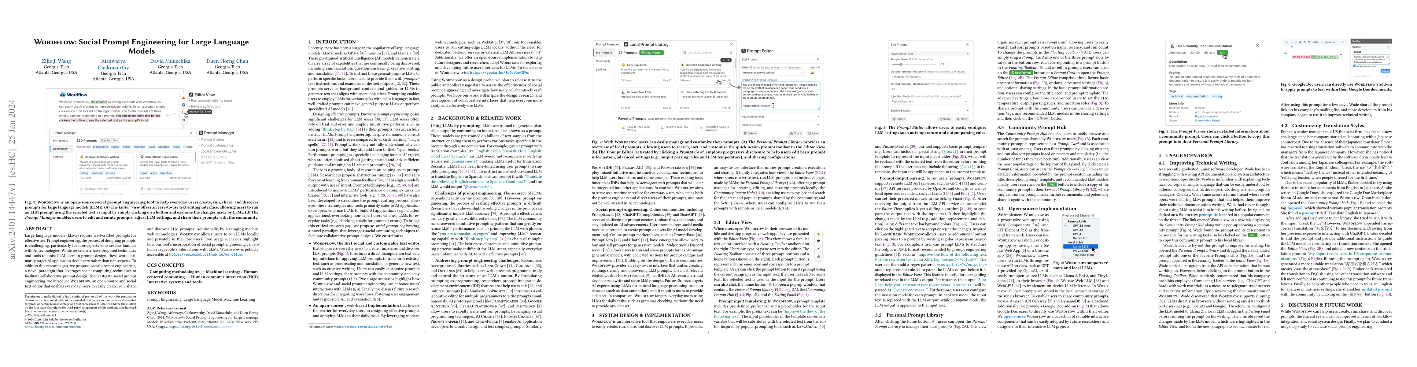 Thumbnail for Wordflow: Social Prompt Engineering for Large Language Models